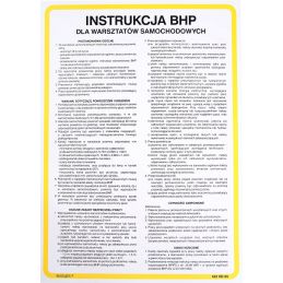 Instrukcja BHP dla warsztatów samochodowych
