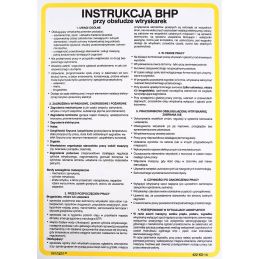 Instrukcja BHP przy obsłudze wtryskarek